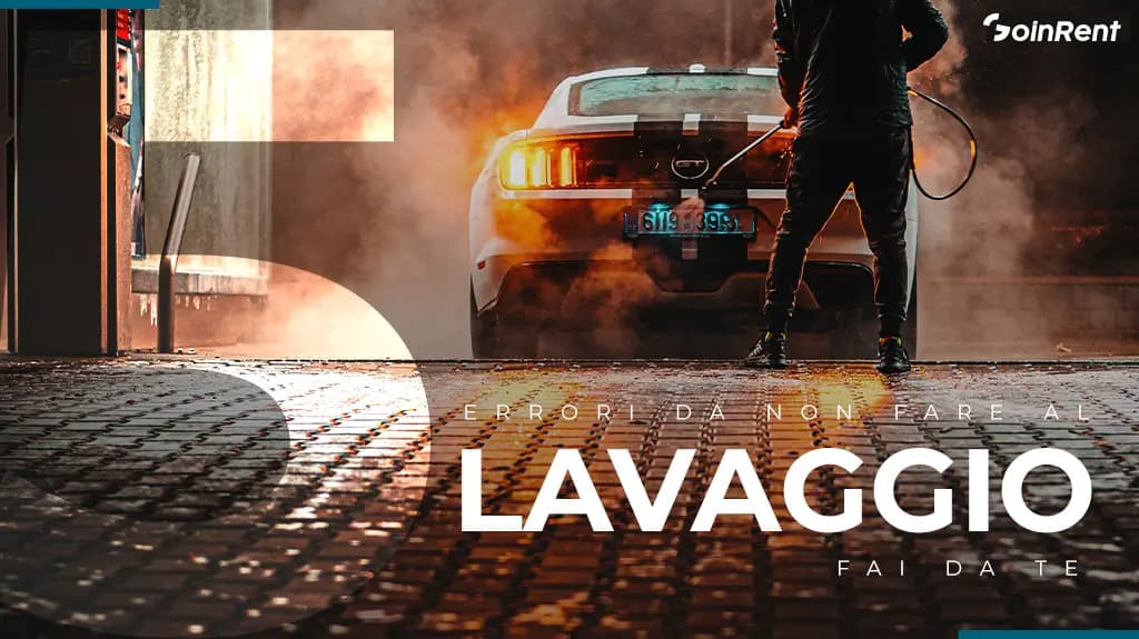 Lavaggio auto fai da te: 5 errori da non fare